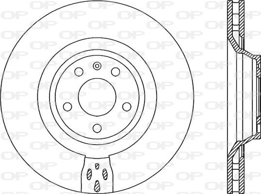 OPEN PARTS Тормозной диск BDR2071.20